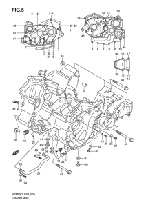 VZ800 Картер двигателя