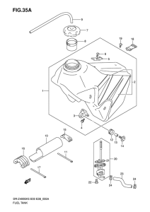 DR-Z400 Tank fuel