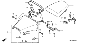 CBR900RE Пружина