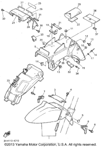 FZR600RFC Крыло