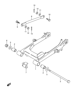AX115 Маятник задний