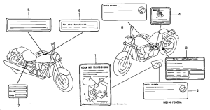 VT1100C3 Лейбл предостережения