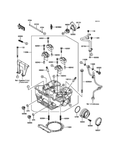 KL650 Головка цилиндров