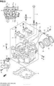  Cylinder Head (Dr-Z400Sl3 E33)