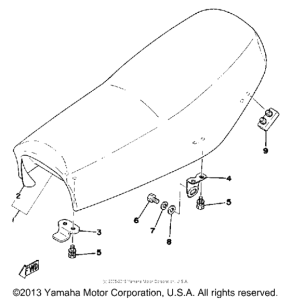 TT500D Сиденье
