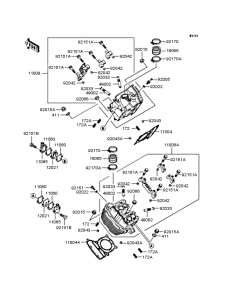 VN250 Головка цилиндров