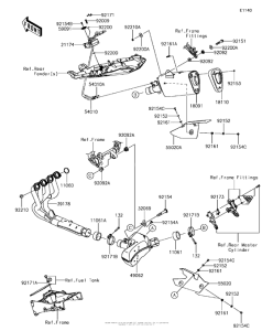 ZX636 Глушитель