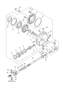 XJ900S Ведущий вал