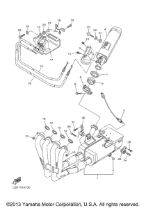 YZF-R6 Выхлопная система