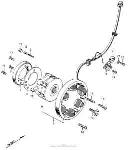 CL350 Alternator + neutral switch