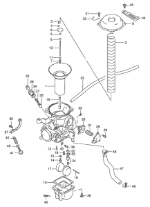 VS600 Carburetor assy