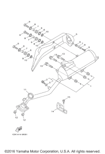 XC155 Выхлопная система