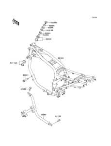 ZX1100 Frame comp