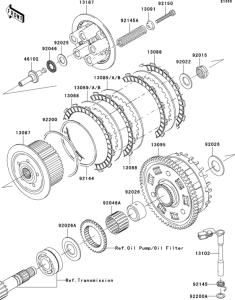 ZR1000 Сцепление