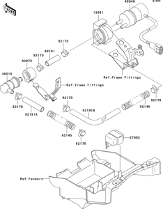 ZX900 Топливный насос