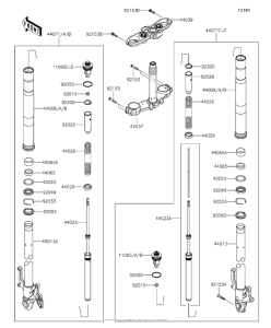 ZR800 Front Fork(1 / 2)