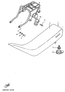 DT50R Сиденье