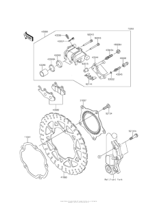 BR250 Передний тормоз