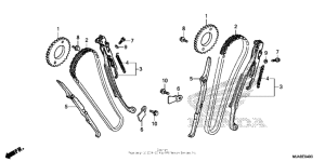 VT750C2B Цепь ГРМ