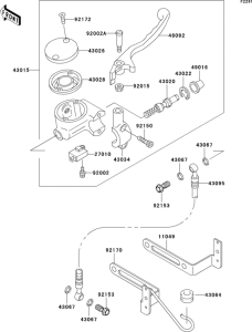 VN800 Главный тормозной цилиндр