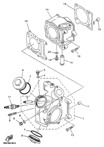 YP125R Цилиндры
