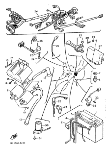 XV1100SE Электрика 1