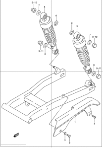 VL250 Кожух цепной передачи