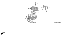 SZX50 Cylinder / cylinder head