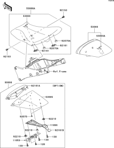 ZX1000 Seat(faf)