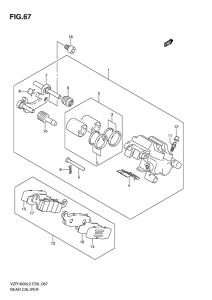 VZR1800 Задний суппорт