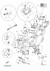 MT03 Frame comp