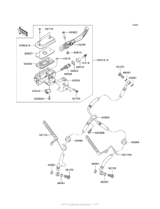 VN1700 Главный тормозной цилиндр
