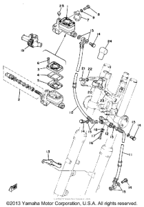 SR500G Главный тормозной цилиндр