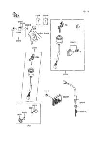 KE100 Замок зажигания