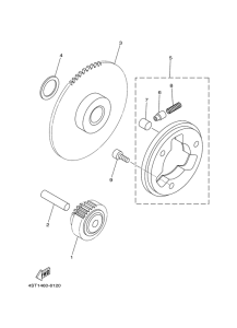 T105SE Муфта стартера