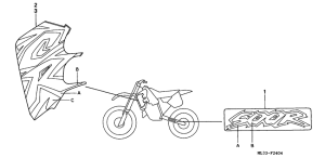 CR500R Label read the manual