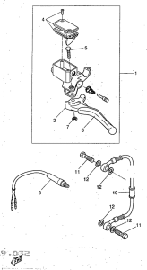 YQ50 Задний торм цилиндр