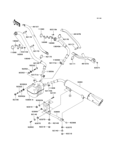 VN1500 Глушитель