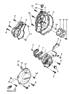  Крышка картера двигателя