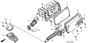 SRX90 Воздухоочиститель