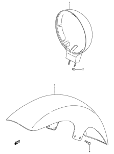 LS650 Переднее крыло