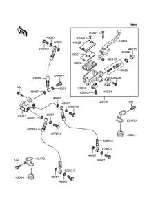 ZR1100 Главный тормозной цилиндр