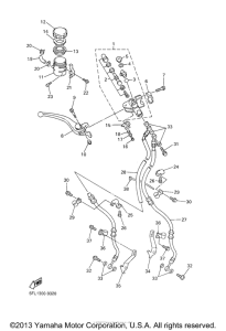 YZFR7L Главный тормозной цилиндр