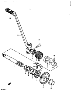 GT200 Ножной стартер