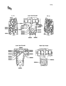 ZX400 Болты крепления картера