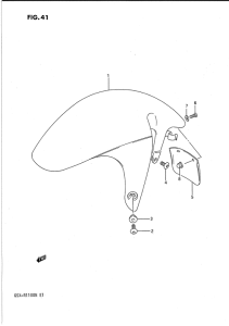GSX-R1100 Переднее крыло