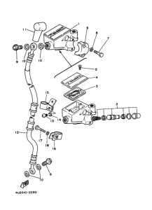 RX50 Передний тормозной цилиндр