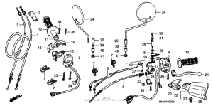 XL600V Рулевые переключатели