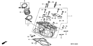 XL1000V Головка цилиндров