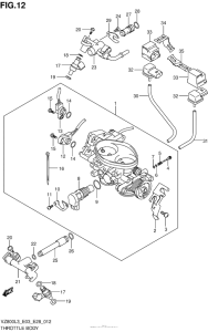 VZ800 Throttle Body (Vz800L3 E28)